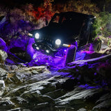 Truck/Jeep) LUX Monster Magnetic RGB+W Rock Light Kit