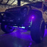 (Truck/Jeep) UV Single Color Standard Rock Light Kit