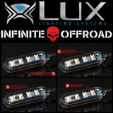 Truck/Jeep) LUX Monster Magnetic RGB+W Rock Light Kit