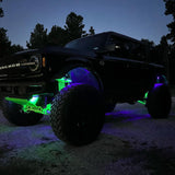 (Truck/Jeep) UV Single Color Standard Rock Light Kit