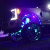 (Truck/Jeep) UV Single Color Standard Rock Light Kit