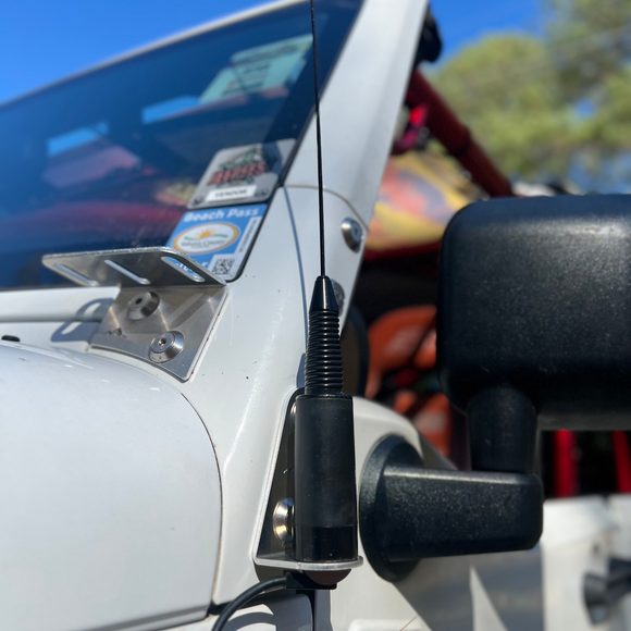 Jeep JK Cowl  Antenna Mount