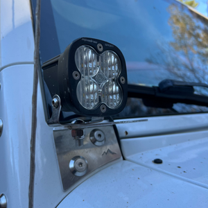 Jeep JK A Pillar Light Pod Mounts