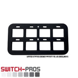 Switch Pros SP-9100 - RGB 8 Button Solid State Switch Pane