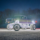 (TRUCK/JEEP) - White Single Color Rock Light Kit