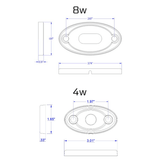 (TRUCK/JEEP) - RGB+W Rock Light Kit