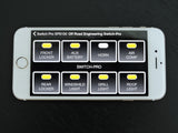 Switch Pros SP-9100 - RGB 8 Button Solid State Switch Pane