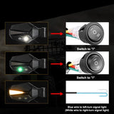 Turn Signal Mirror With Dual Color Side LED